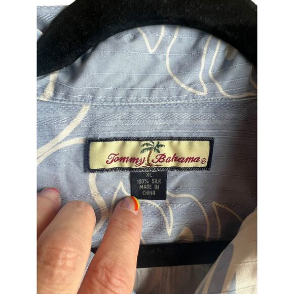Tommy Bahama Men's Hawaiian Shirt 100% Silk Floral Size XL - Picture 7 of 9